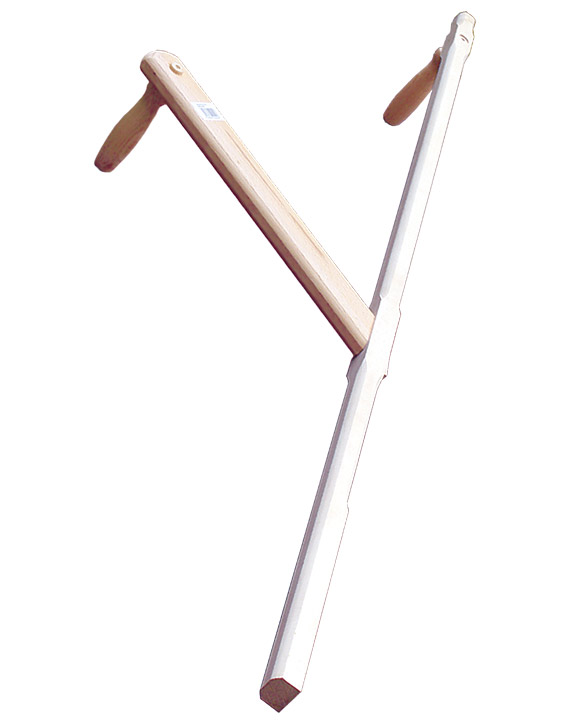 Wooden handles for scythes - type for Mühlviertel.